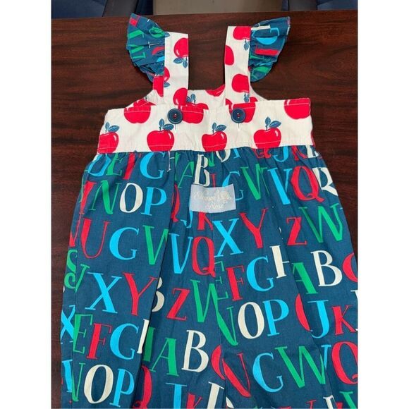 Eleanor Rose Kids Alphabet School Pantsuit Size 2 - Picture 5 of 7